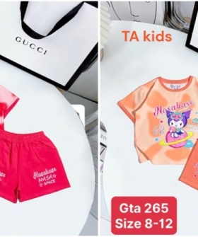gta265 bộ thun loang kuromi chữ nosabase 8/12