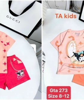 	gta273 bộ thun bé gái kuromi 8/12