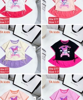 	gta277 bộ váy dây rút kuromi good luckly 1/7