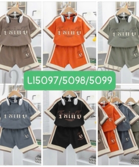 ll5097 bộ thun hiphop thể thao in chữ 3/10
